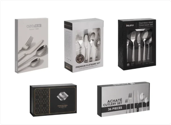 custom flatware packaging