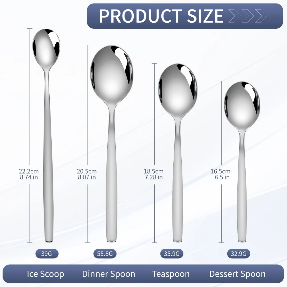 spoon set dimension