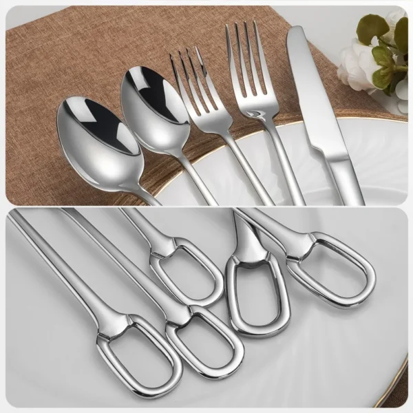 bulk cutlery set with hanging tail rings supply (3)