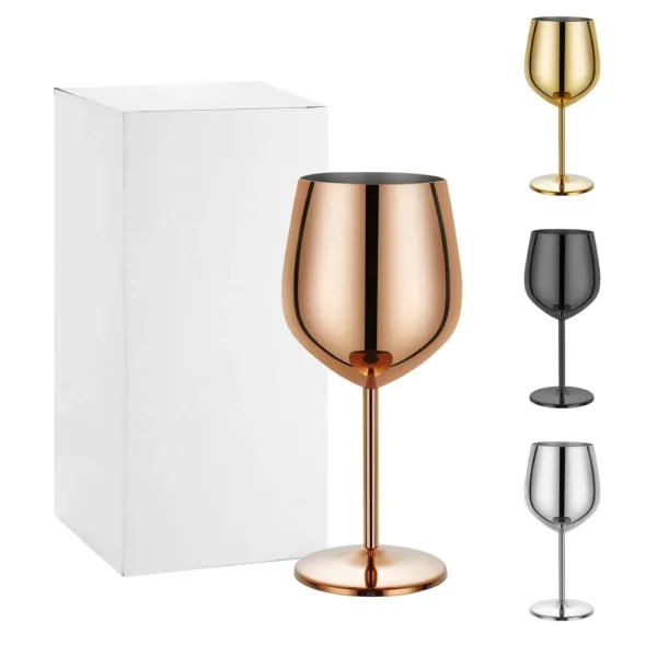 bulk stainless steel wine glasses (9)