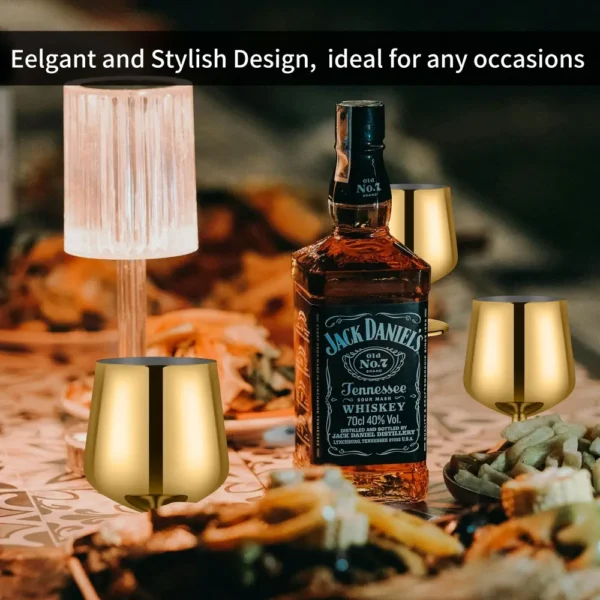 Bulk Stainless Steel Wine Glasses Supply, OEM and ODM Support