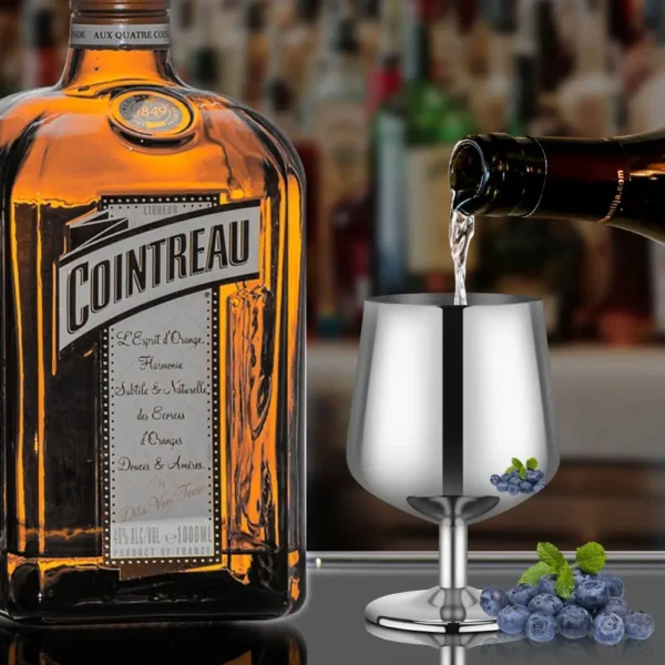 Bulk Stainless Steel Wine Glasses Supply, OEM and ODM Support