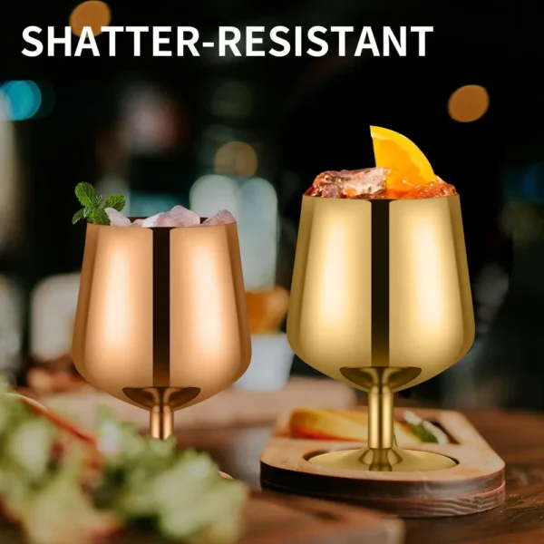 Bulk Stainless Steel Wine Glasses Supply, OEM and ODM Support