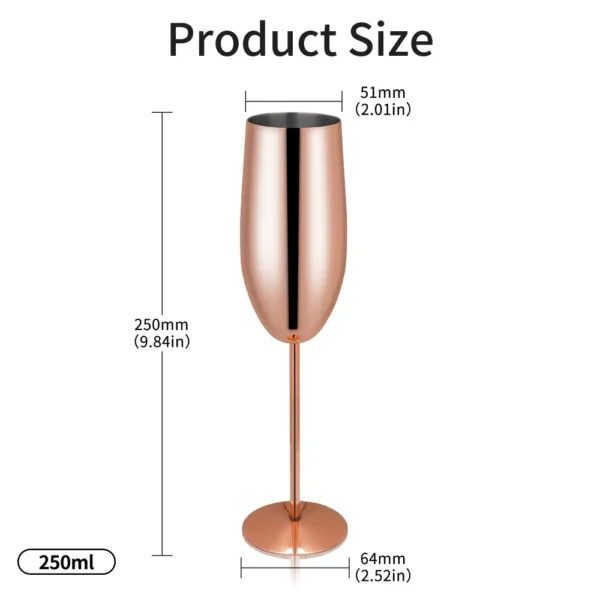 Stainless Steel Champagne Glasses Wholesale – Bulk Champagne Glasses Manufacturer