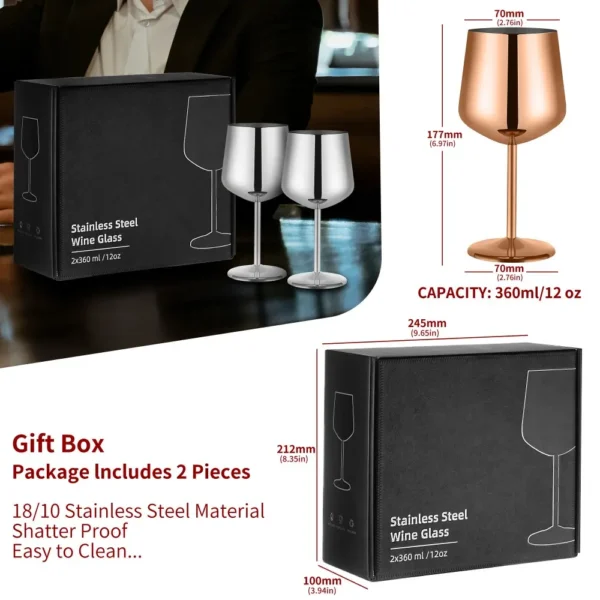 stainless steel wine glasses wholesale (9)