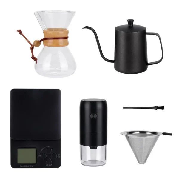 wholesale 6-piece pour over coffee set (2)