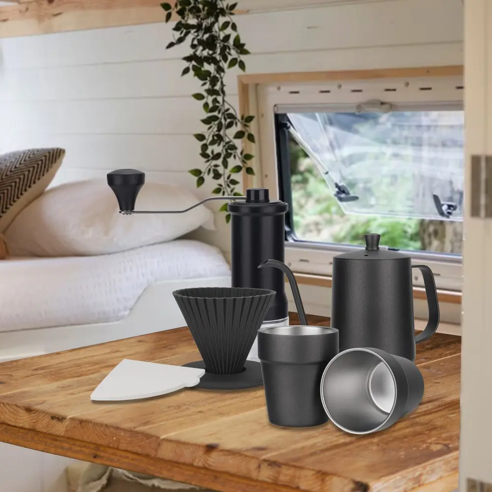wholesale camping pour over coffee set (3)