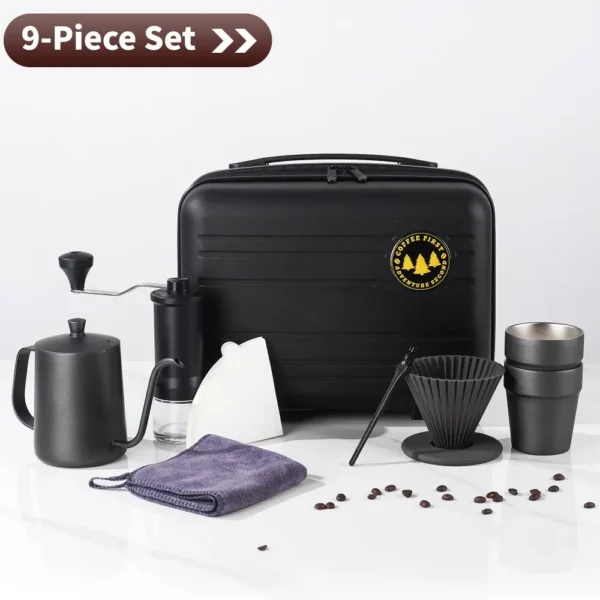 wholesale portable pour over coffee set (2)