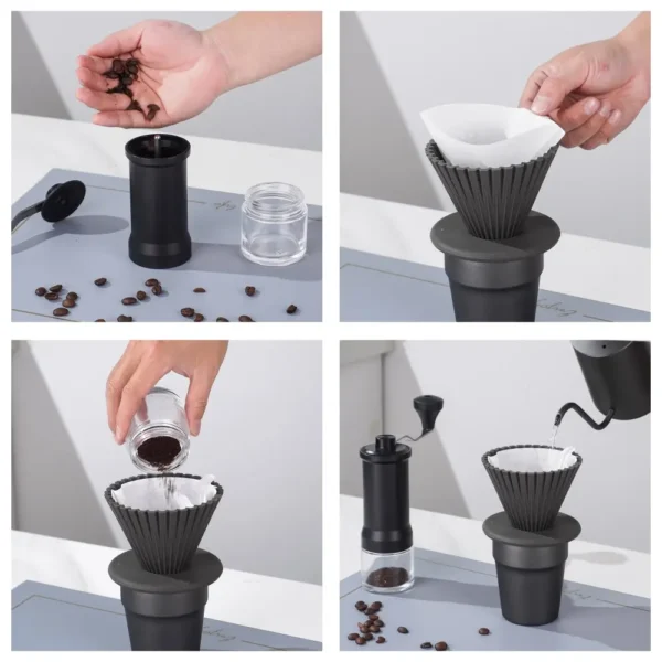 wholesale portable pour over coffee set (6)