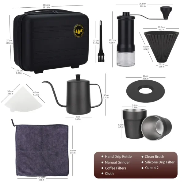 wholesale portable pour over coffee set (7)