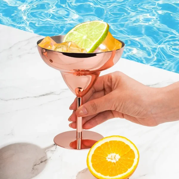 wholesale stainless steel margarita glasses (2)