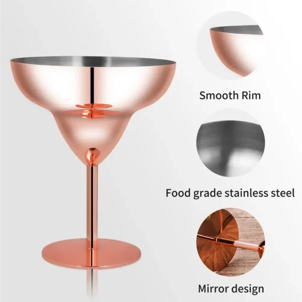 wholesale stainless steel margarita glasses (5)