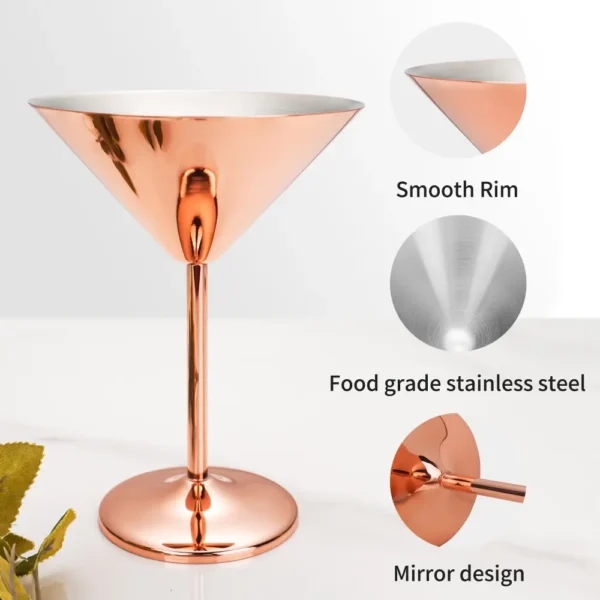 wholesale stainless steel martini glasses (5)